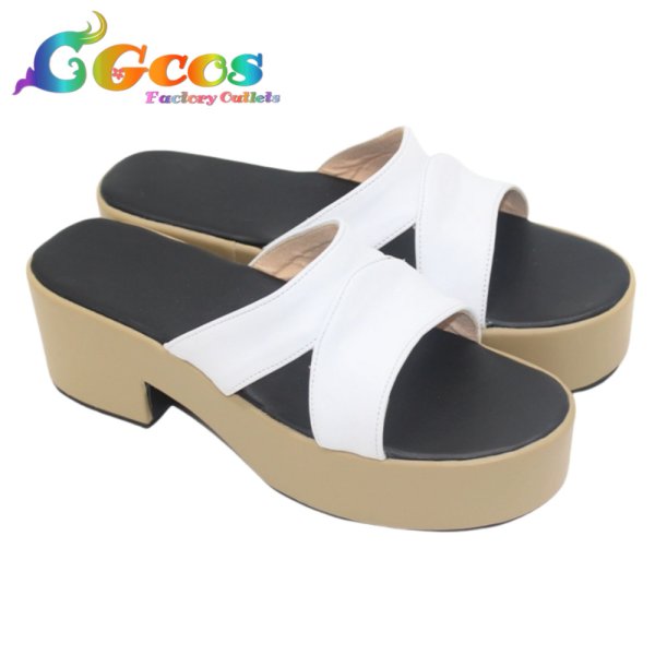 画像3: ブルーアーカイブ　コスプレ靴　桐生キキョウ　水着　コスプレブーツ　コスプレ衣装 (3)