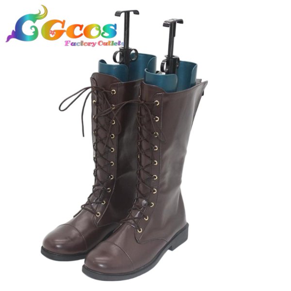 画像2: BanG Dream!（バンドリ！）　コスプレ靴　弦巻こころ　世界を繋ぐ笑顔　コスプレブーツ　コスプレ衣装 (2)