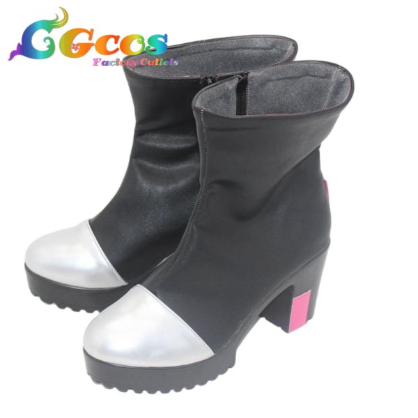 画像2: プロジェクトセカイ カラフルステージ！ feat. 初音ミク　コスプレ靴　初音ミク　Brand New Street　コスプレブーツ　コスプレ衣装 (2)