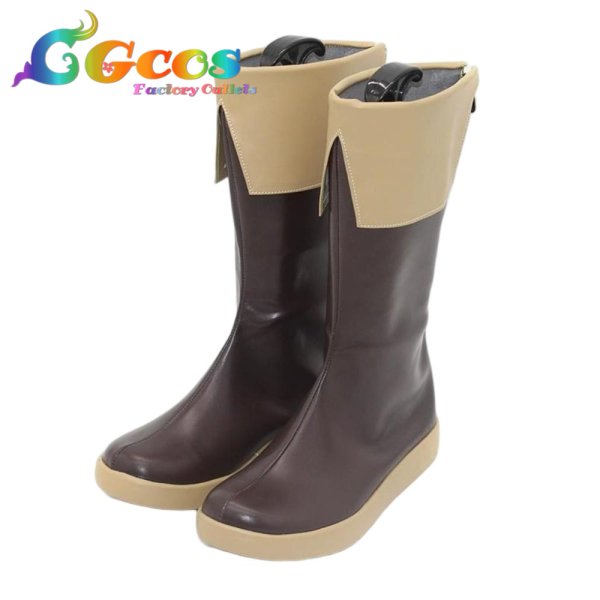 画像2: ソードアート・オンライン　コスプレ靴　アスナ　黄色いセーター　コスプレブーツ　コスプレ衣装 (2)