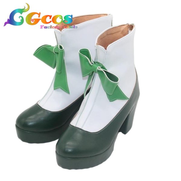 画像2: ご注文はうさぎですか?　コスプレ靴　宇治松千夜　コスプレブーツ　コスプレ衣装 (2)