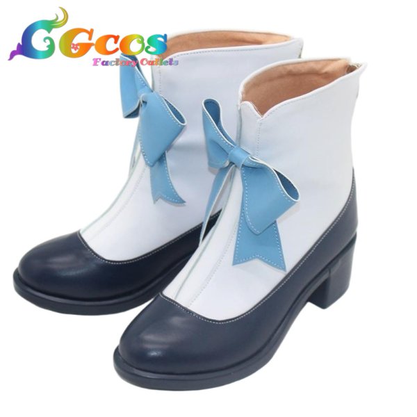 画像2: ご注文はうさぎですか?　コスプレ靴　香風智乃　コスプレブーツ　コスプレ衣装 (2)