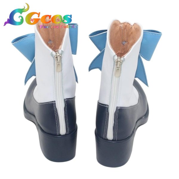 画像3: ご注文はうさぎですか?　コスプレ靴　香風智乃　コスプレブーツ　コスプレ衣装 (3)