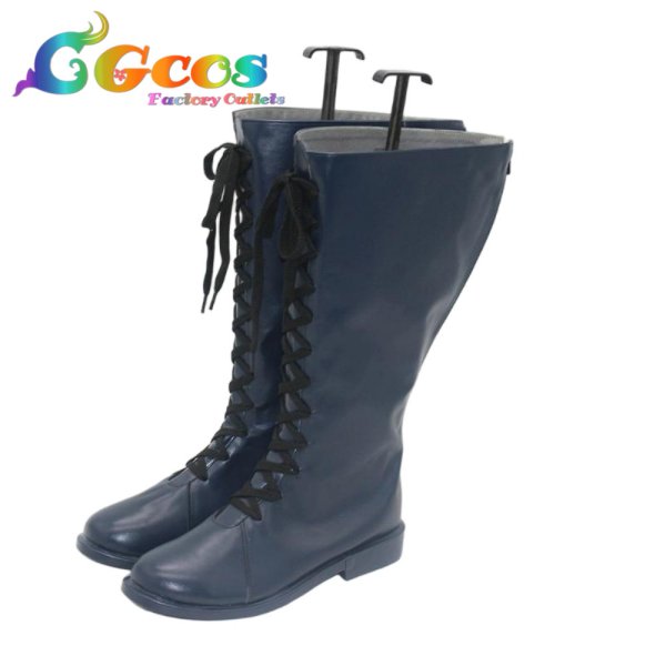 画像2: アサルトリリィ Last Bullet　コスプレ靴　秦祀　コスプレブーツ　コスプレ衣装 (2)