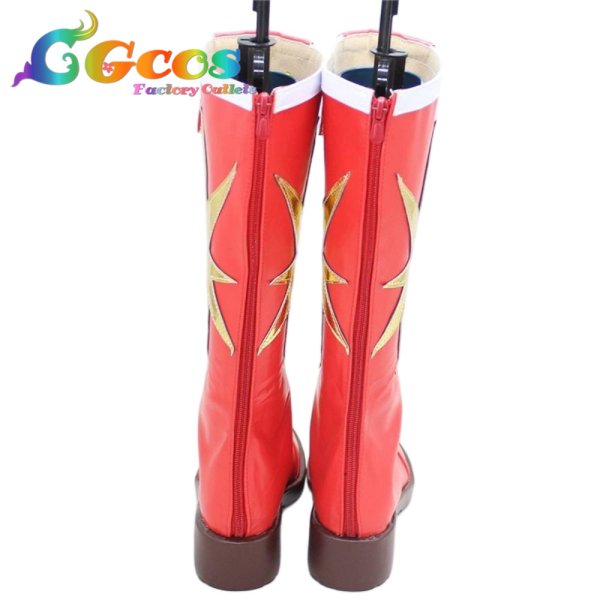 画像3: アイカツ!　コスプレ靴　星宮いちご　ソレイユver.　コスプレブーツ　コスプレ衣装 (3)