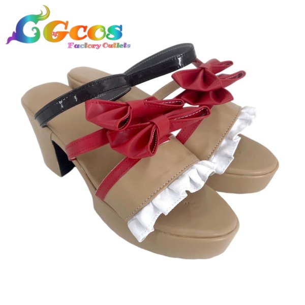 画像2: バーチャルYouTuber　コスプレ靴　VTuber　橘ひなの　サマービーチ2024　コスプレブーツ　コスプレ衣装 (2)