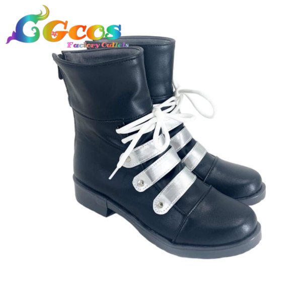 画像3: バーチャルYouTuber　コスプレ靴　Vtuber　小柳ロウ　私服　コスプレブーツ　コスプレ衣装 (3)