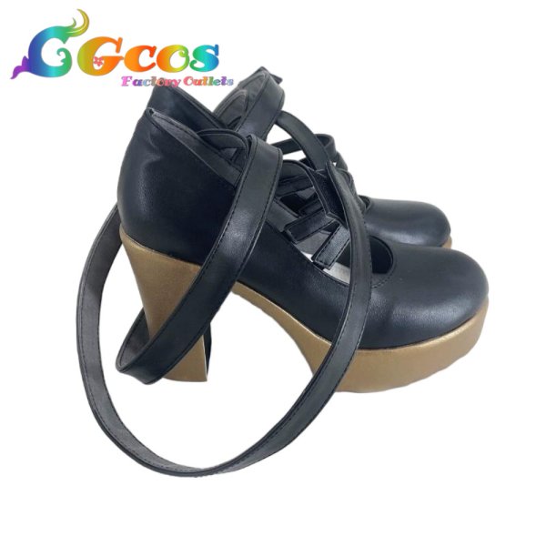 画像3: ツイステッドワンダーランド　コスプレ靴　リドル・ローズハート(Riddle Rosehearts)　夢の反逆者　コスプレブーツ　コスプレ衣装 (3)