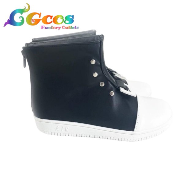 画像2: バーチャルYouTuber　コスプレ靴　Vtuber　響咲リオナ　初期2D　コスプレブーツ　コスプレ衣装 (2)