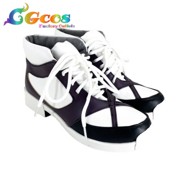 画像3: バーチャルYouTuber　コスプレ靴　VTuber　春崎エアル　アイドル衣装　コスプレブーツ　コスプレ衣装 (3)