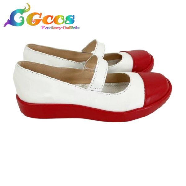 画像2: バーチャルYouTuber　コスプレ靴　VTuber　しぐれうい　コスプレブーツ　コスプレ衣装 (2)