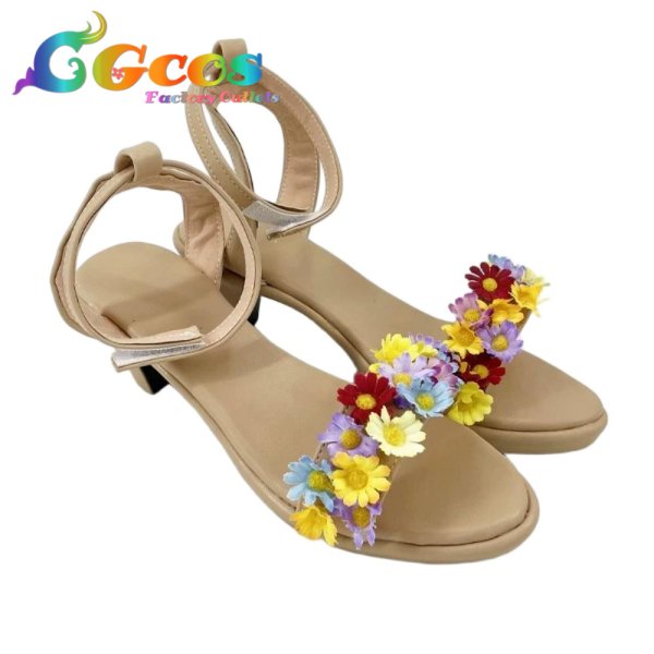 画像2: ウマ娘プリティーダービー　コスプレ靴　サイレンススズカ　水着　コスプレブーツ　コスプレ衣装 (2)