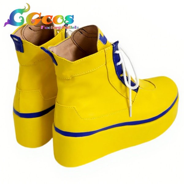 画像3: BanG Dream!(バンドリ!)　コスプレ靴　チュチュ(珠手ちゆ)　雨の日、小さな出会い　コスプレブーツ　コスプレ衣装 (3)