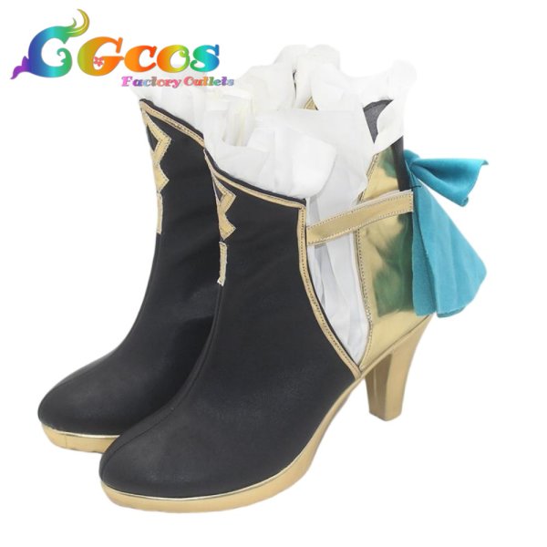 画像2: バーチャルYouTuber コスプレ靴 Vtuber アルス・アルマル 5周年 大人姿 コスプレブーツ コスプレ衣装 (2)