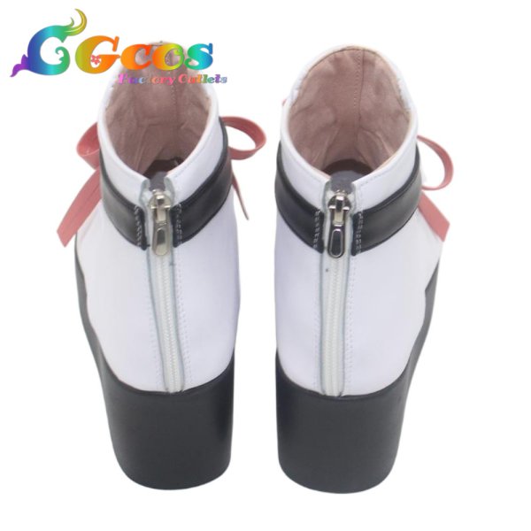 画像3: バーチャルYouTuber　コスプレ靴　Vtuber　弦月藤士郎　Angelic Dream　コスプレブーツ　コスプレ衣装 (3)