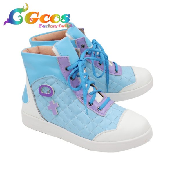 画像2: 神様ちゅ〜ず! コスプレ靴 白鳩いのり コスプレブーツ コスプレ衣装 (2)