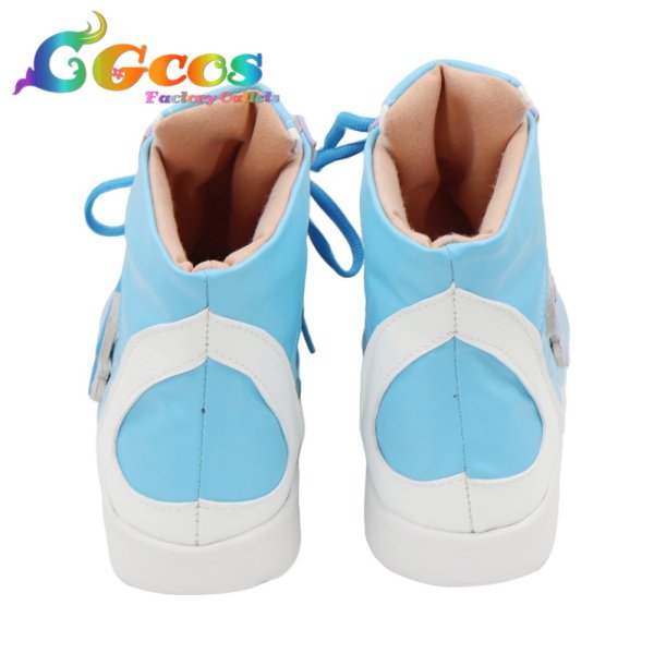 画像4: 神様ちゅ〜ず! コスプレ靴 白鳩いのり コスプレブーツ コスプレ衣装 (4)