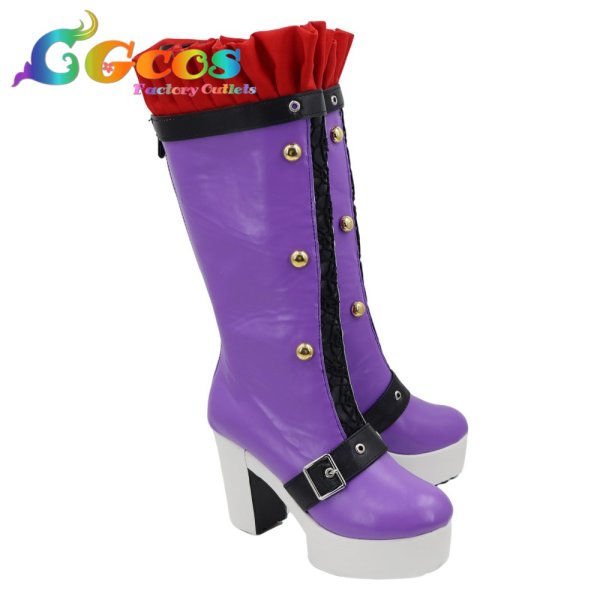 画像2: アイカツ!　コスプレ靴　星宮いちご　スイートデビル　コスプレブーツ　コスプレ衣装 (2)