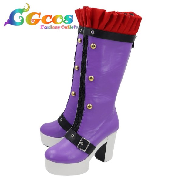 画像3: アイカツ!　コスプレ靴　星宮いちご　スイートデビル　コスプレブーツ　コスプレ衣装 (3)