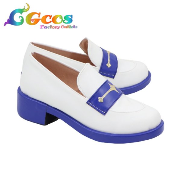 画像2: 魔法使いの約束 コスプレ靴 ホワイト 4周年 コスプレブーツ コスプレ衣装 (2)