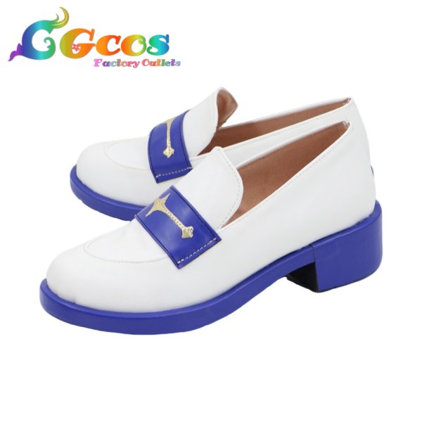 画像3: 魔法使いの約束 コスプレ靴 ホワイト 4周年 コスプレブーツ コスプレ衣装 (3)