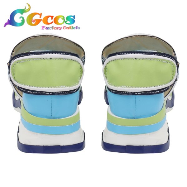 画像4: Fate/Grand Order コスプレ靴 FGO オベロン 霊衣 爽やかサマー・プリンス コスプレブーツ コスプレ衣装 (4)