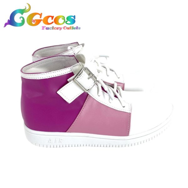 画像2: バーチャルYouTuber コスプレ靴 VTuber 雲母たまこ すぺしゃーれ新衣装 コスプレブーツ コスプレ衣装 (2)