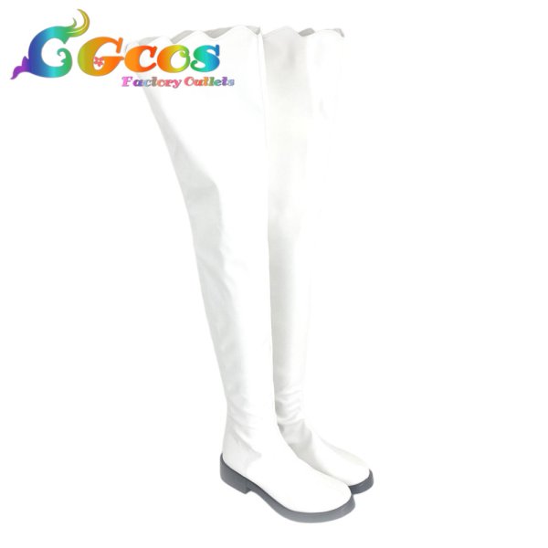 画像2: Dr.STONE コスプレ靴 氷月 コスプレブーツ コスプレ衣装 (2)