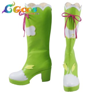 アイカツ! 一ノ瀬かえで ダイヤモンドハッピー コスプレ靴 コスプレブーツ