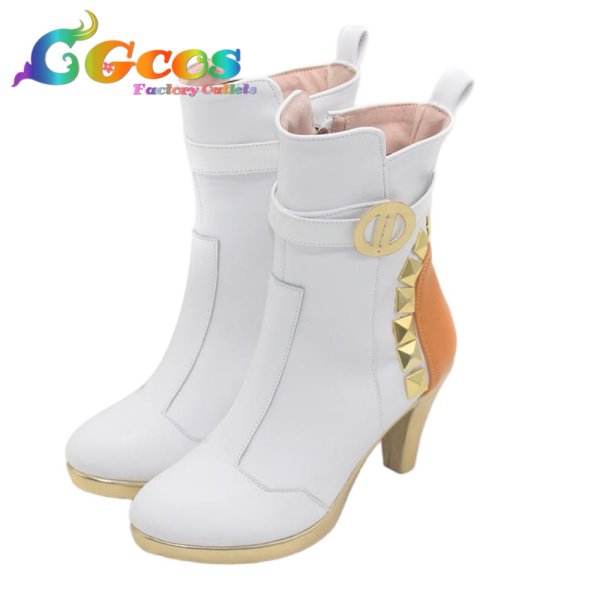 画像2: 学園アイドルマスター コスプレ靴 十王星南 小さな野望 コスプレブーツ コスプレ衣装 (2)