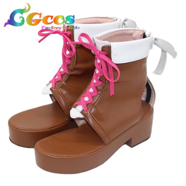 画像2: バーチャルYouTuber コスプレ靴 VTuber 常闇トワ 共通ホロサマ衣装2023 コスプレブーツ コスプレ衣装 (2)