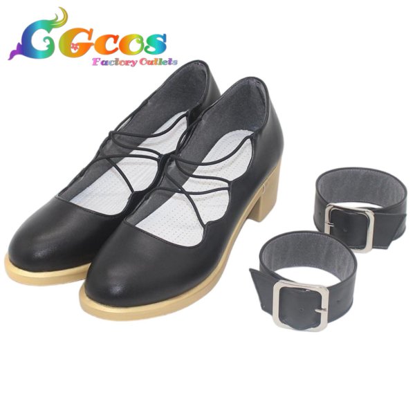 画像2: BanG Dream!(バンドリ!) コスプレ靴 豊川祥子 10周年 コスプレブーツ コスプレ衣装 (2)