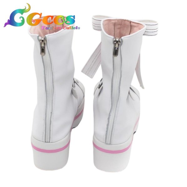 画像3: バーチャルYouTuber　コスプレ靴　VTuber　博衣こより　6th fes. Color Rise Harmony　コスプレブーツ　コスプレ衣装 (3)