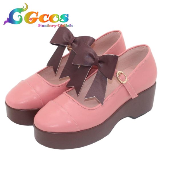 画像2: ウマ娘プリティーダービー コスプレ靴 シンボリクリスエス 私服 コスプレブーツ コスプレ衣装 (2)