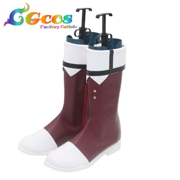 画像2: 勇者パーティーを追放されたビーストテイマー、最強種の猫耳少女と出会う コスプレ靴 ビステマ カナデ コスプレブーツ コスプレ衣装 (2)