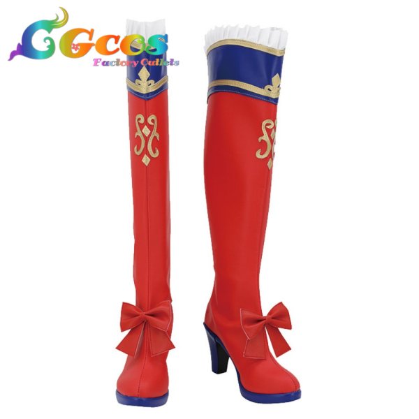 画像1: アイカツ！　コスプレ靴　紅林珠璃　パッションパレード　コスプレブーツ　コスプレ衣装 (1)