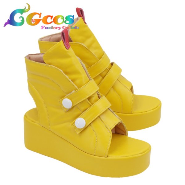 画像2: ブルーアーカイブ コスプレ靴 百合園セイア 水着 コスプレブーツ コスプレ衣装 (2)