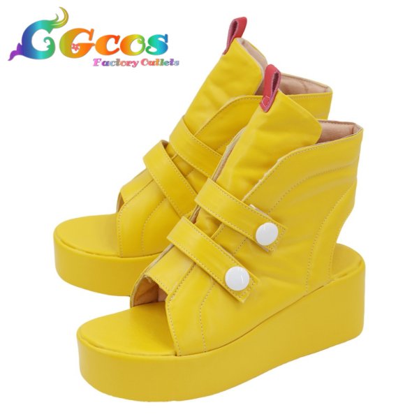 画像3: ブルーアーカイブ コスプレ靴 百合園セイア 水着 コスプレブーツ コスプレ衣装 (3)