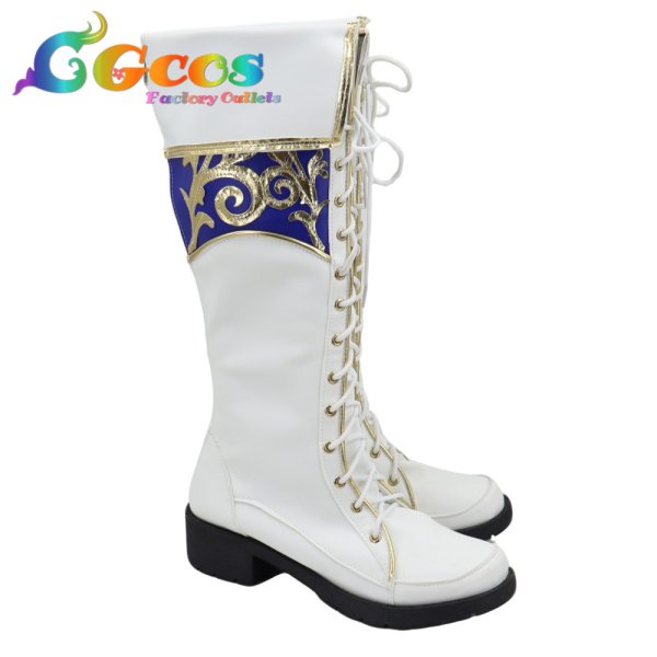 画像2: A3!(エースリー) コスプレ靴 摂津万里 伝えたいマイハート コスプレブーツ コスプレ衣装 (2)