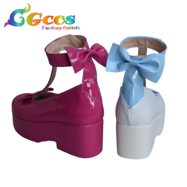 画像4: ウマ娘プリティーダービー　コスプレ靴　フサイチパンドラ　勝負服　コスプレブーツ　コスプレ衣装 (4)