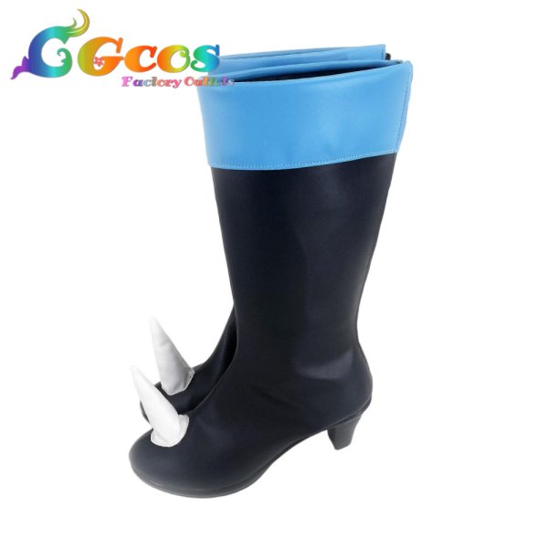 画像2: デリシャスパーティ?プリキュア コスプレ靴 ナルシストルー コスプレブーツ コスプレ衣装 (2)