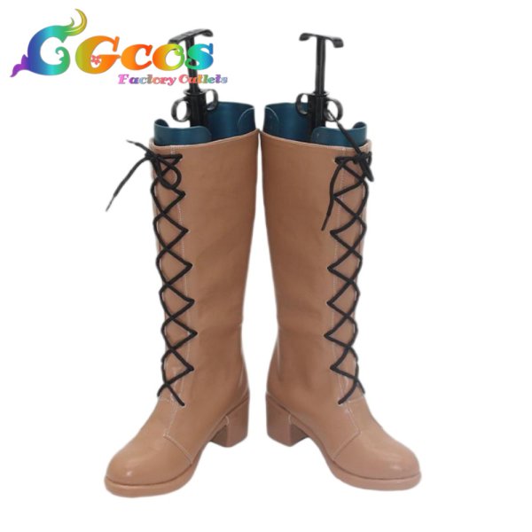 画像1: 星空鉄道とシロの旅 コスプレ靴 風又ねり コスプレブーツ コスプレ衣装 (1)