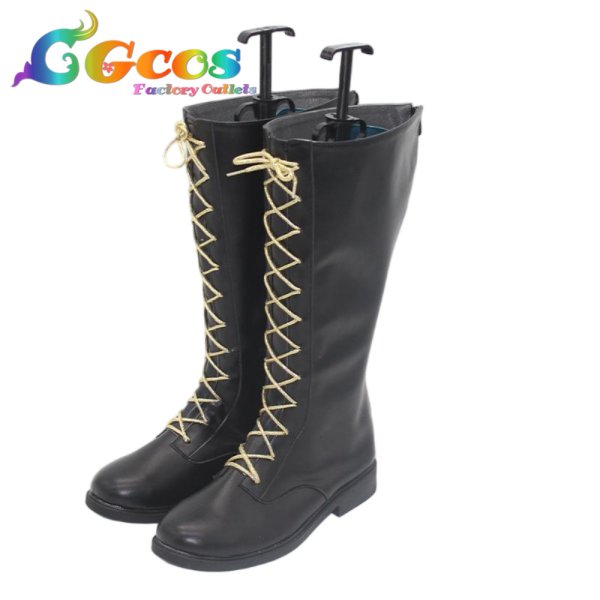 画像2: バーチャルYouTuber コスプレ靴 VTuber 領国つかさ すぺしゃりて コスプレブーツ コスプレ衣装 (2)