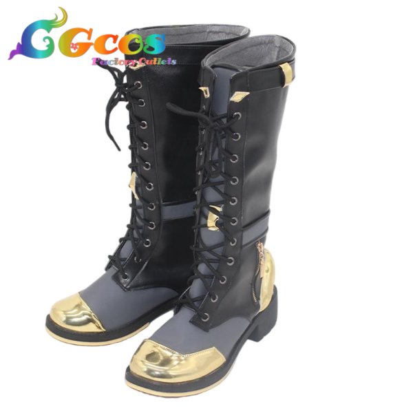 画像2: ウマ娘プリティーダービー コスプレ靴 ステイゴールド コスプレブーツ コスプレ衣装 (2)