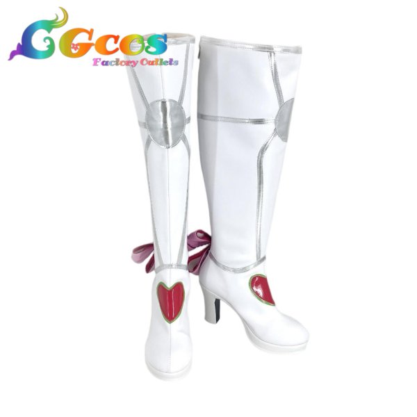 画像1: ぷよぷよ コスプレ靴 ファルル マリオネットミューサイリウムワンピ コスプレブーツ コスプレ衣装 (1)