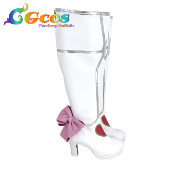 画像3: ぷよぷよ コスプレ靴 ファルル マリオネットミューサイリウムワンピ コスプレブーツ コスプレ衣装 (3)