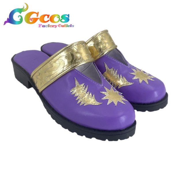 画像1: ツイステッドワンダーランド コスプレ靴 ジャック・ハウル(Jack Howl) 夜空のシフォン コスプレブーツ コスプレ衣装 (1)