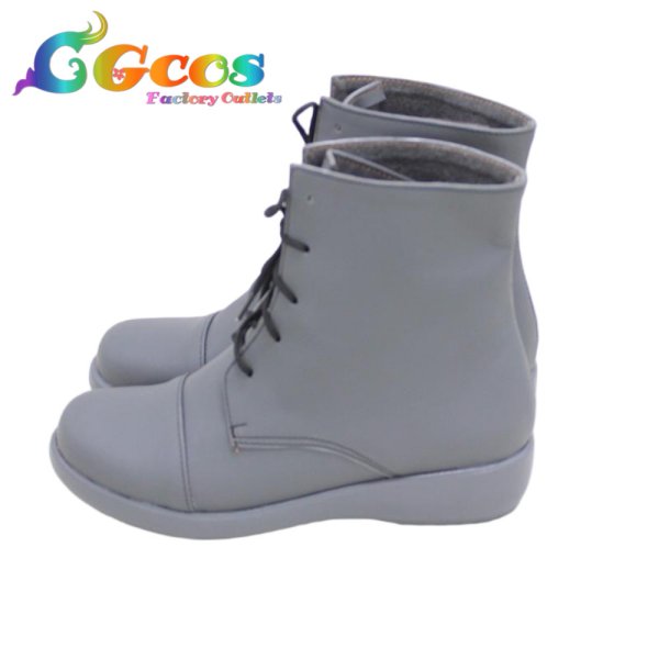 画像2: 推しが武道館いってくれたら死ぬ コスプレ靴 市井舞菜 コスプレブーツ コスプレ衣装 (2)