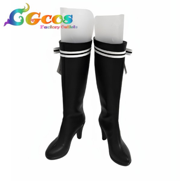 画像1: プリティーリズム・オーロラドリーム コスプレ靴 春音あいら シャイニーリボンコーデ コスプレブーツ コスプレ衣装 (1)