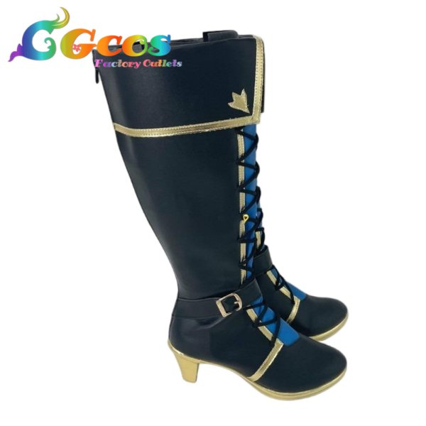 画像3: バーチャルYouTuber コスプレ靴 VTuber 甲斐田晴 マジシャン衣装 コスプレブーツ コスプレ衣装 (3)